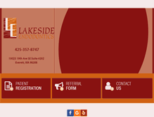 Tablet Screenshot of lakesideendodontics.com